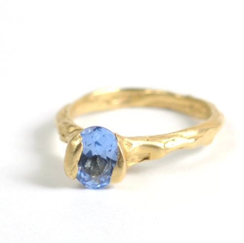 Cave Single Stone Treasure Ring - Click Image to Close